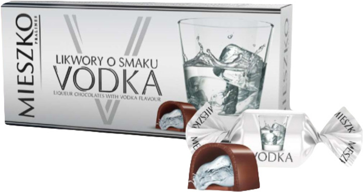 Цукерки шоколадні праліне Vodka (начинка лікер) 180г